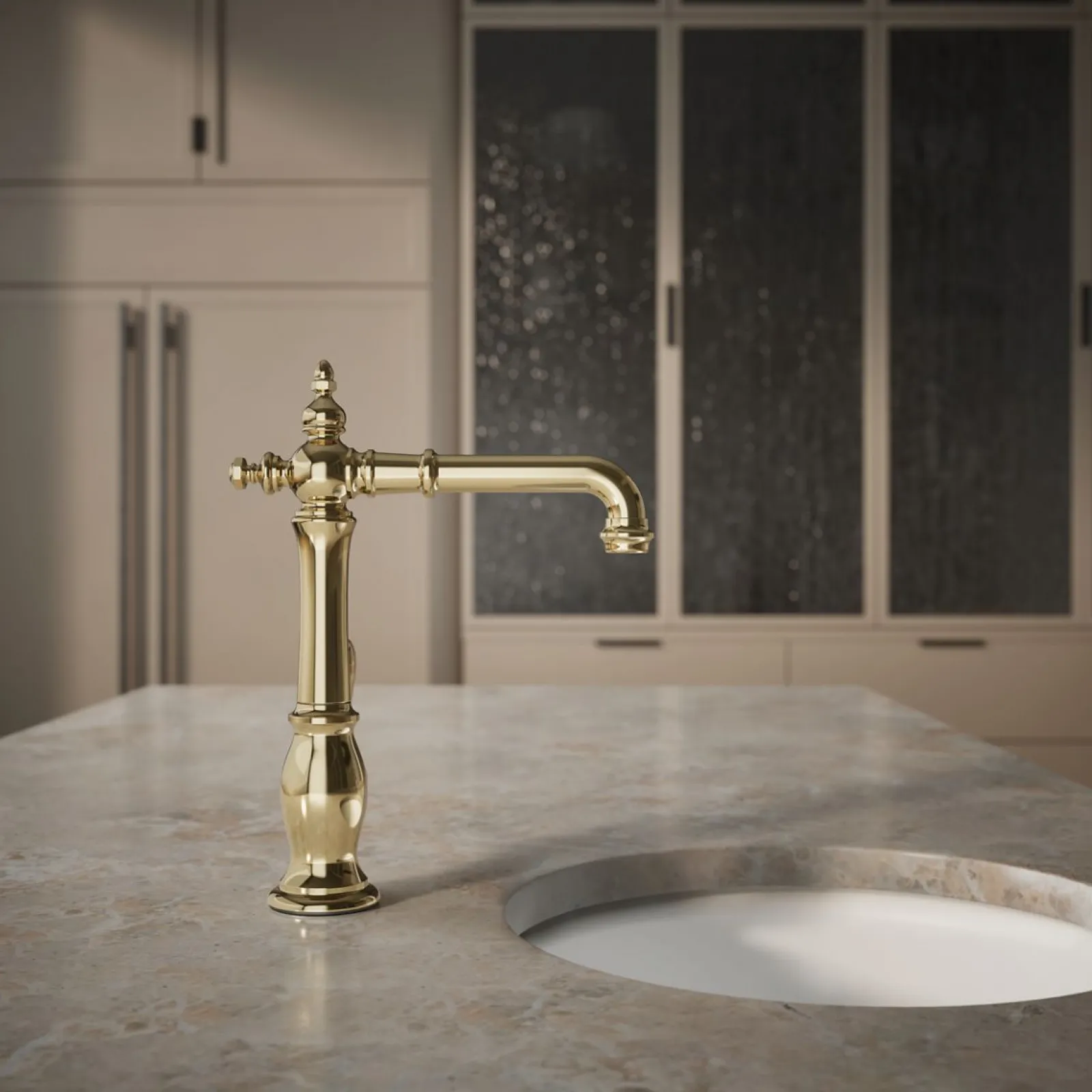 Single-handle bar sink faucet^Kohler