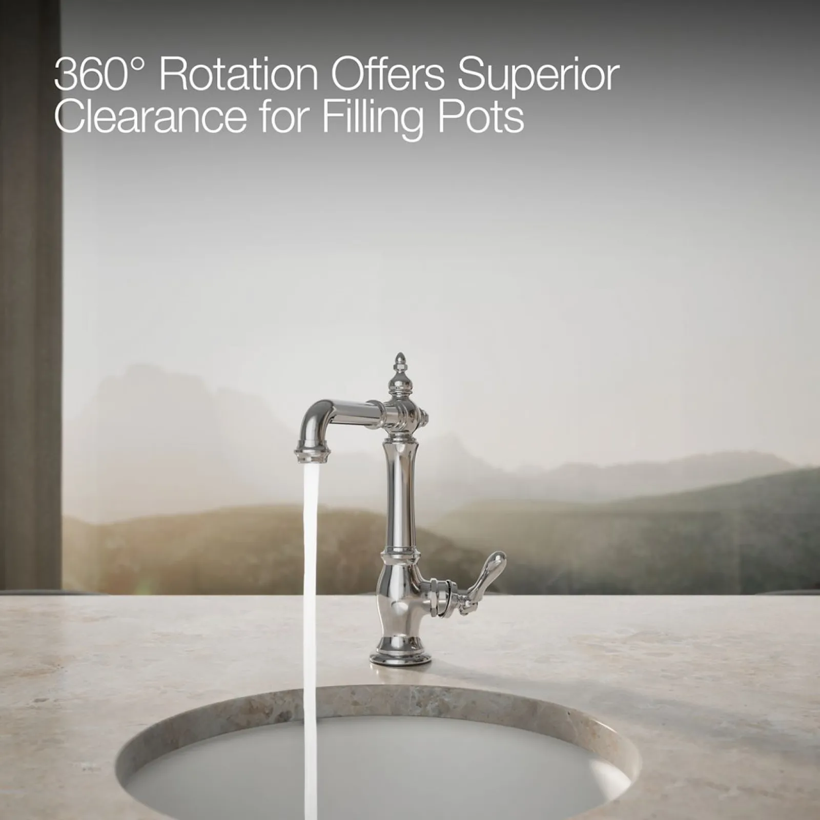 Single-handle bar sink faucet^Kohler