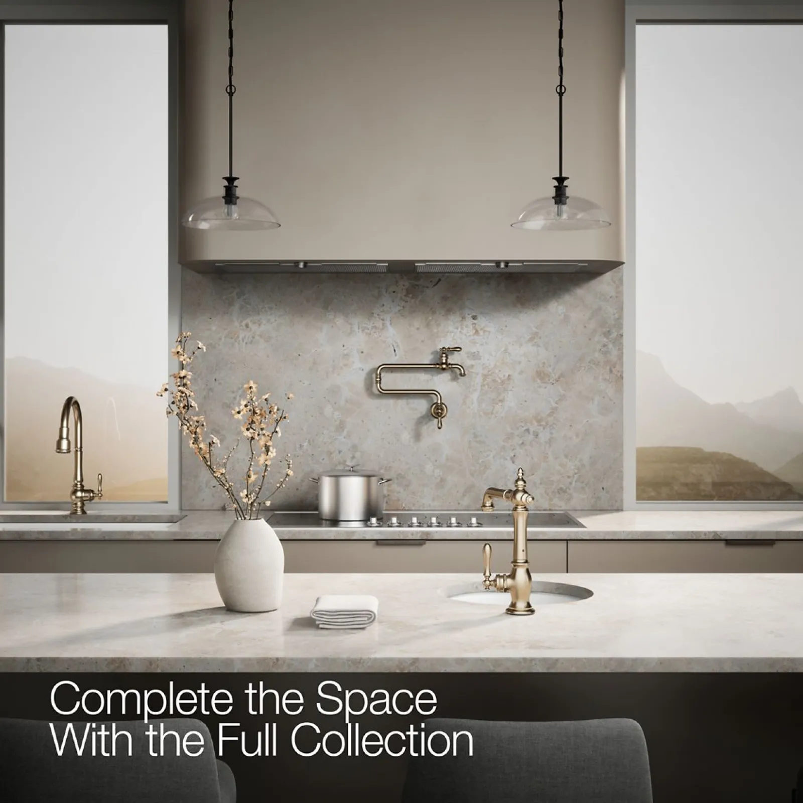 Single-handle bar sink faucet^Kohler