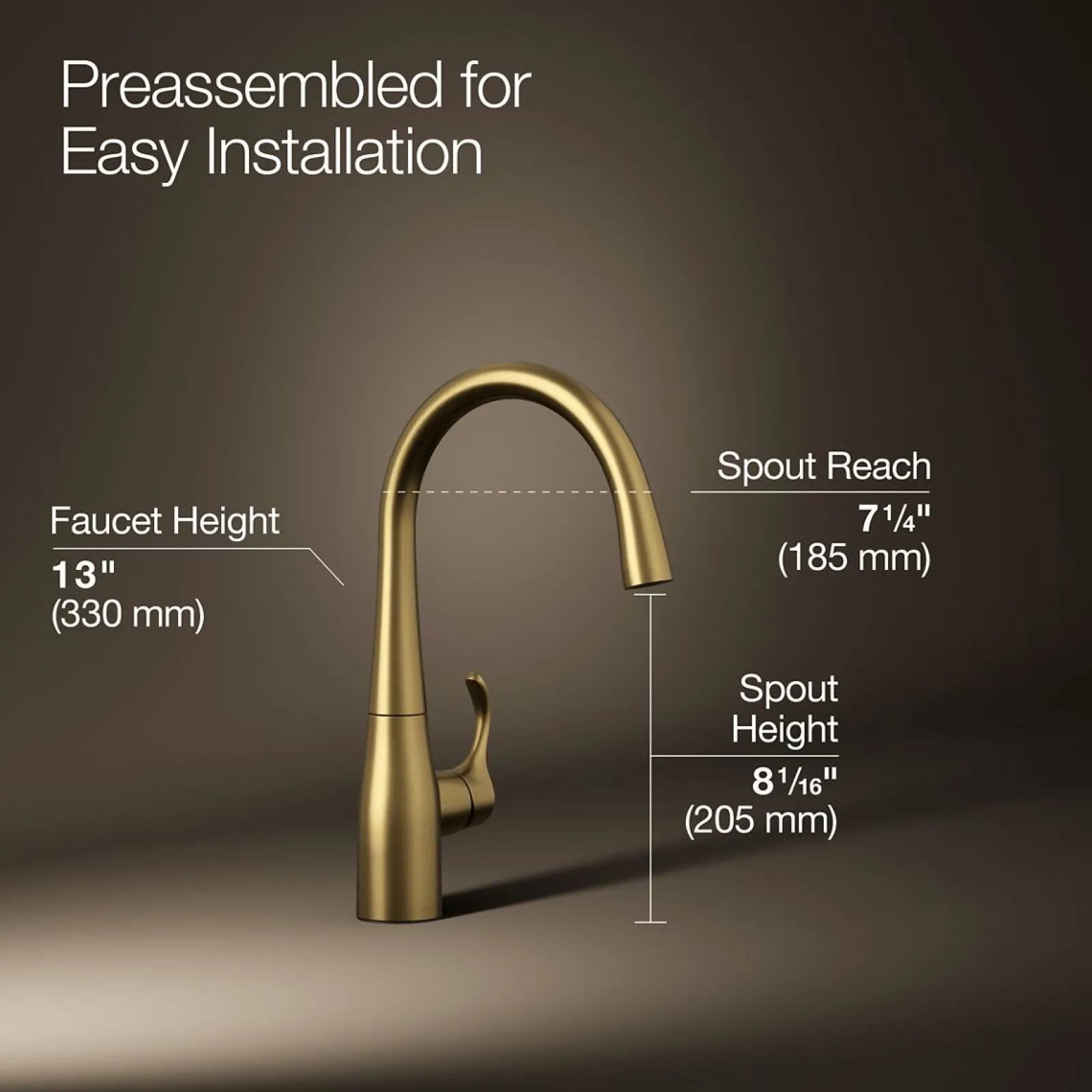 Single-handle bar sink faucet^Kohler Discount