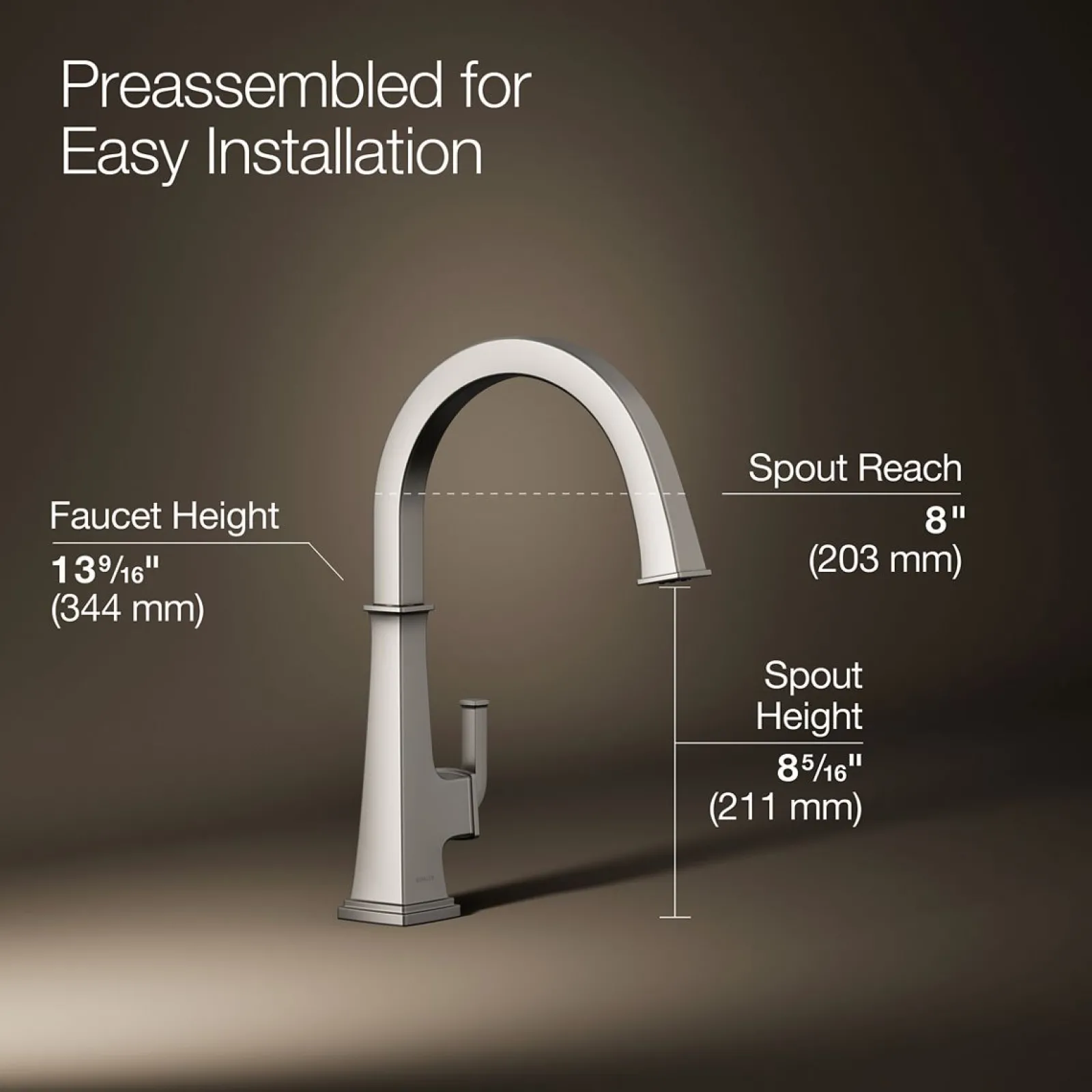 Single-handle bar sink faucet^Kohler Hot