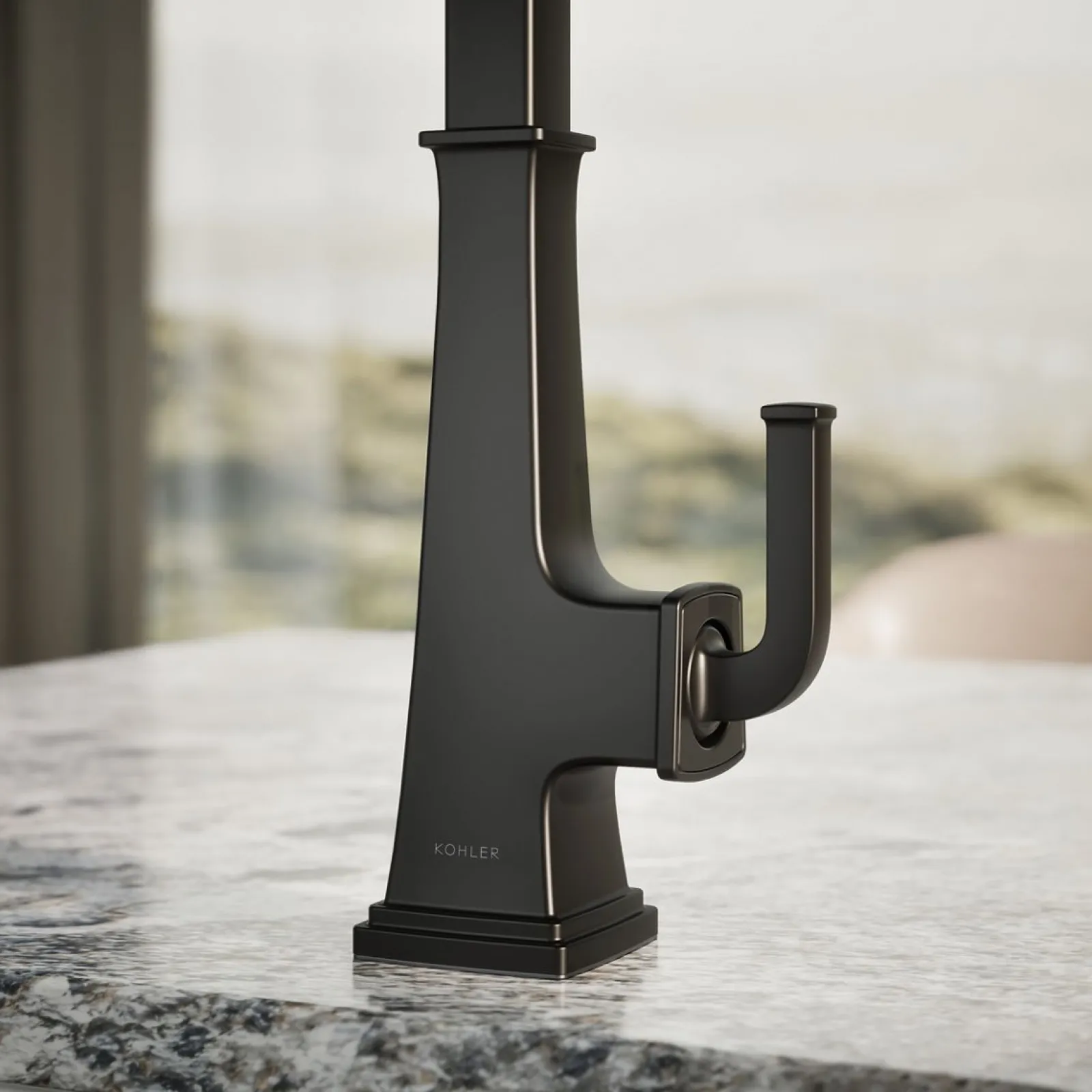 Single-handle bar sink faucet^Kohler Hot