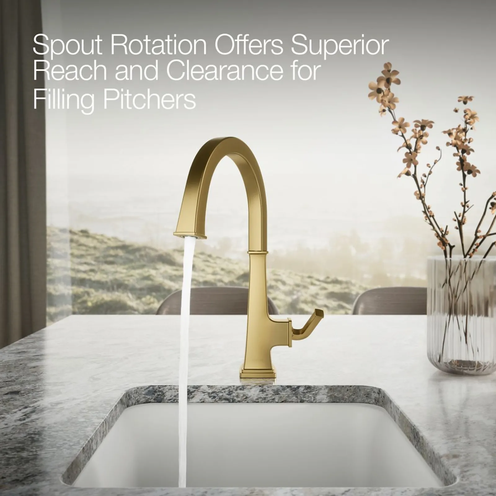 Single-handle bar sink faucet^Kohler Hot