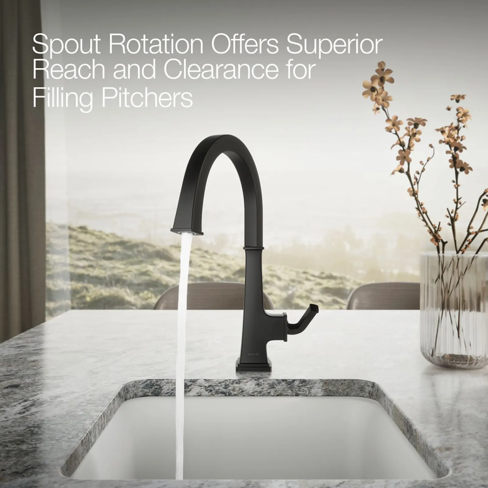 Single-handle bar sink faucet^Kohler Hot