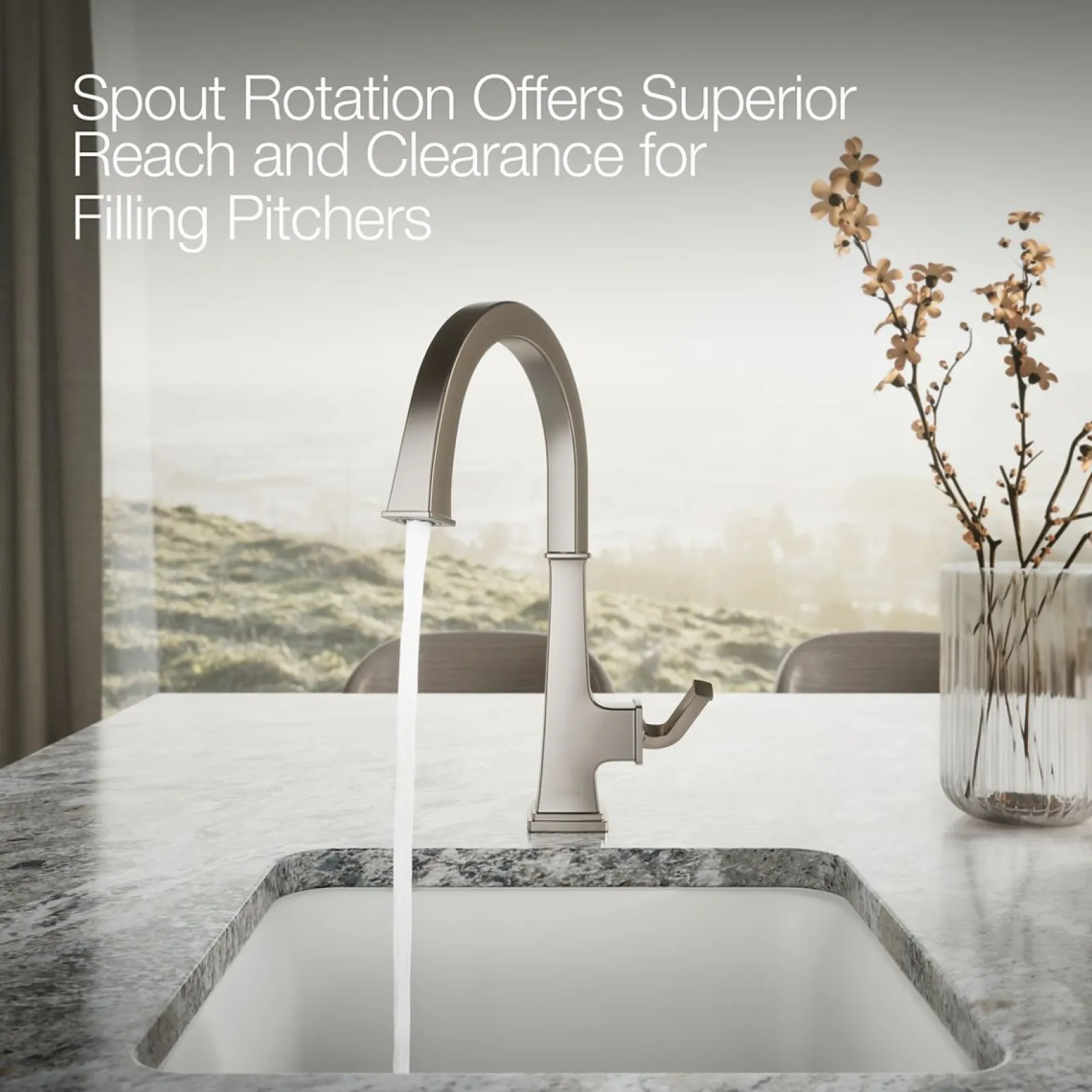 Single-handle bar sink faucet^Kohler Hot