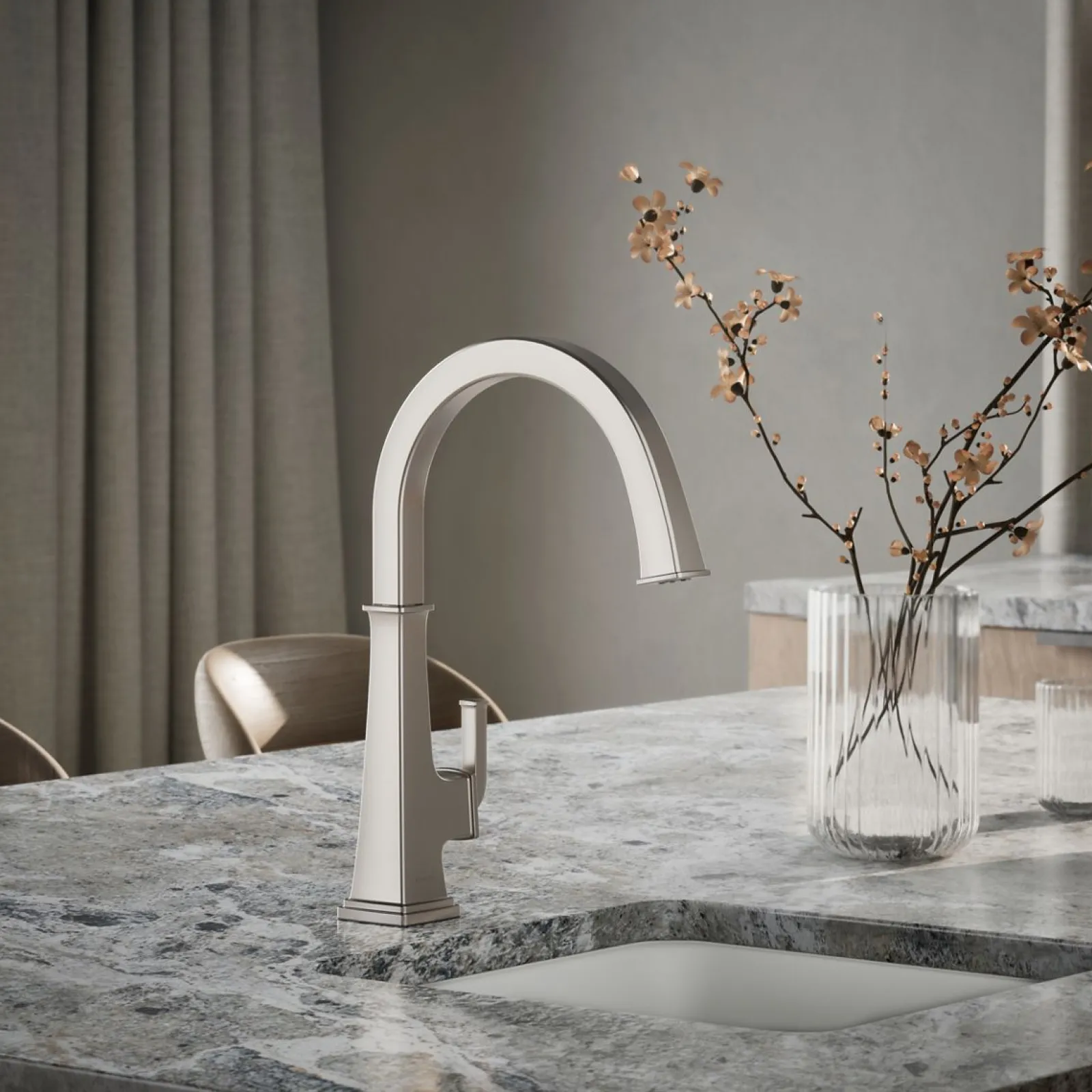 Single-handle bar sink faucet^Kohler Hot