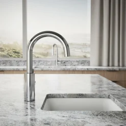 Single-handle bar sink faucet^Kohler Hot