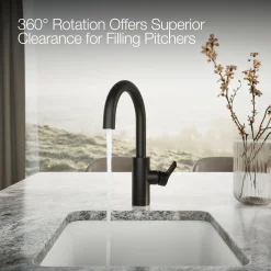 Single-handle bar sink faucet^Kohler Hot