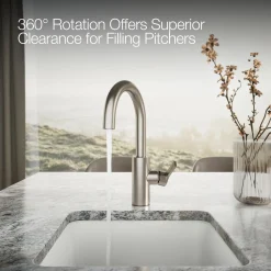 Single-handle bar sink faucet^Kohler Hot
