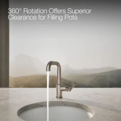 Single-handle bar sink faucet^Kohler