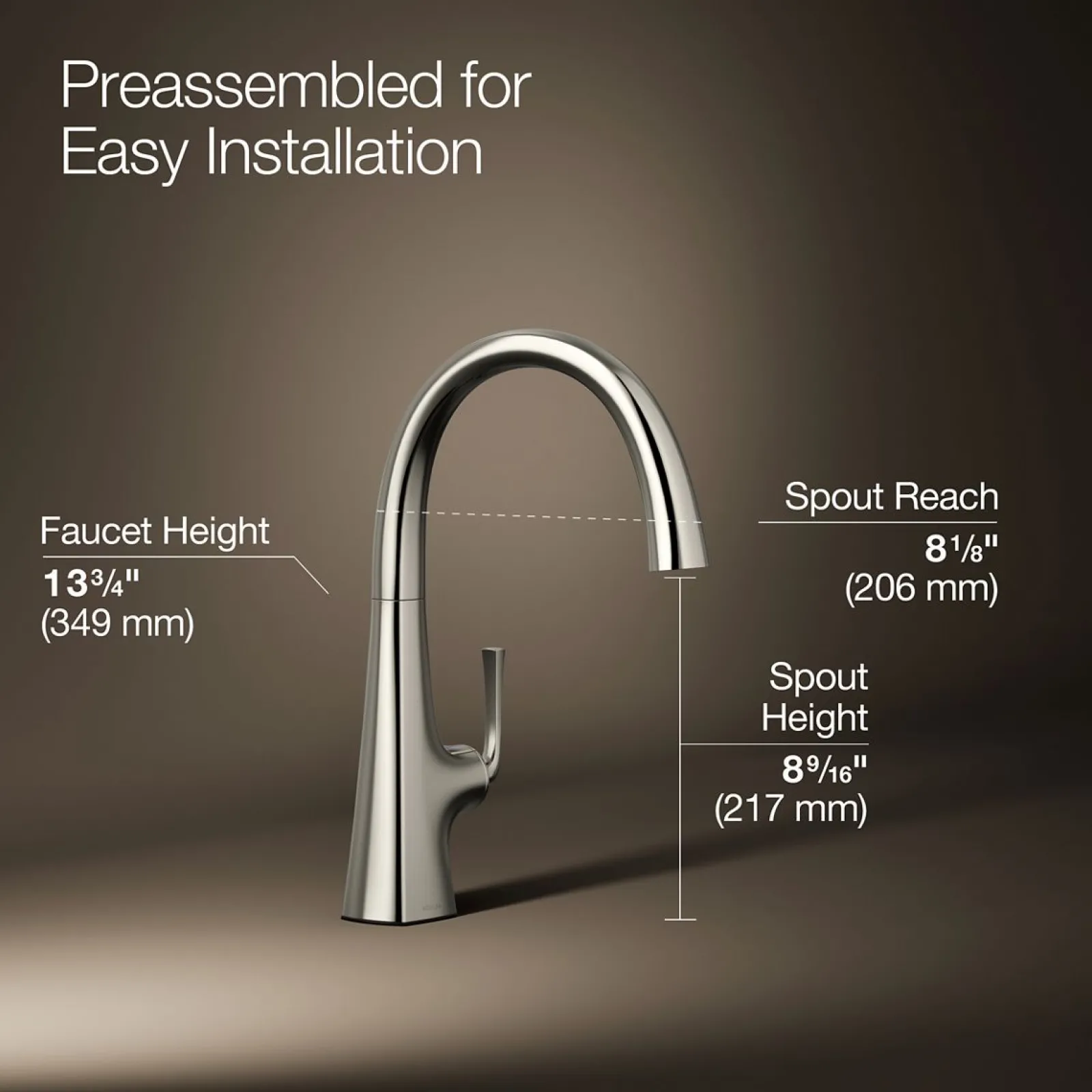 Single-handle bar sink faucet^Kohler Sale