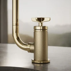 Single-handle bar sink faucet with two-function extended-reach spout and side sprayer^Kohler Outlet