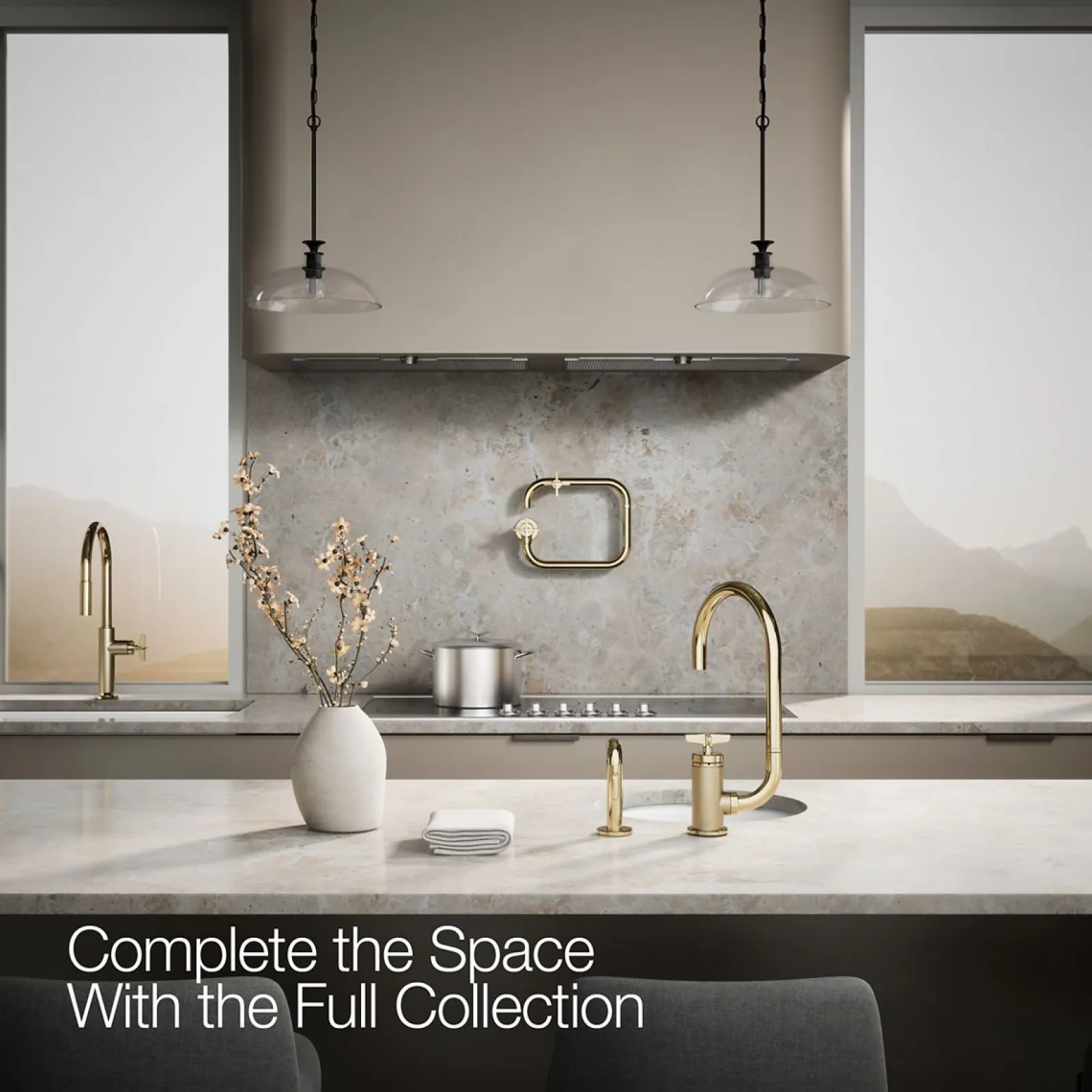 Single-handle bar sink faucet with two-function extended-reach spout and side sprayer^Kohler Outlet
