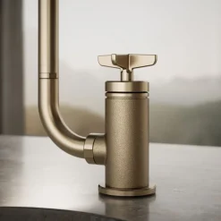 Single-handle bar sink faucet with two-function extended-reach spout and side sprayer^Kohler Online