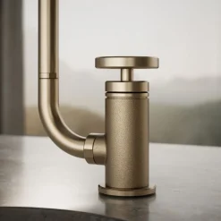 Single-handle bar sink faucet with two-function extended-reach spout and side sprayer^Kohler Online