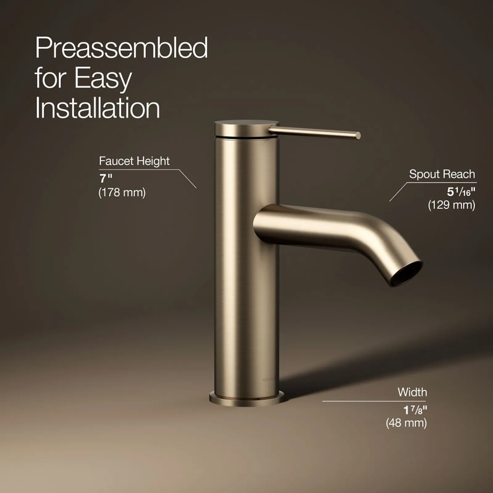 Single-handle bathroom sink faucet, 1.2 gpm^Kohler Sale