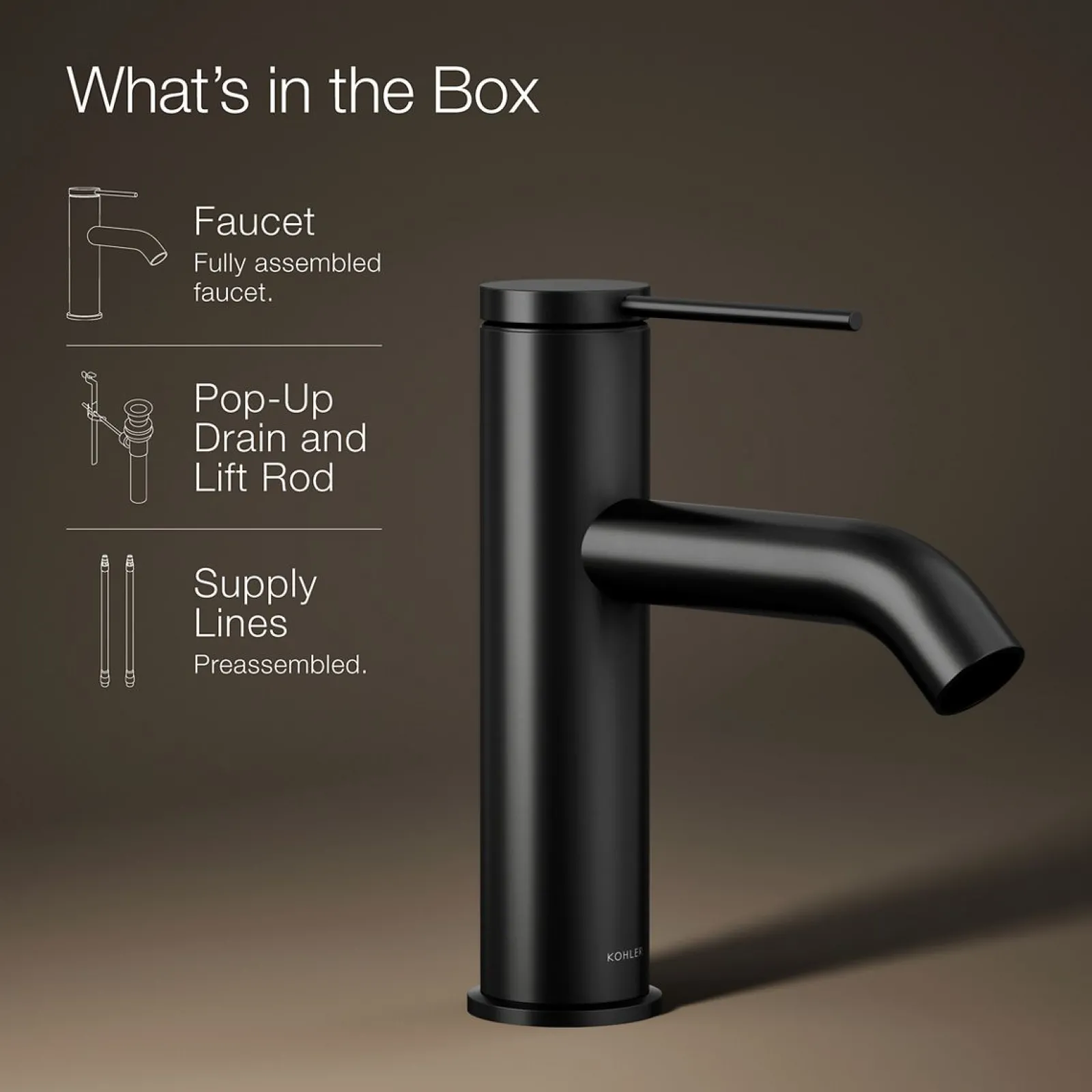 Single-handle bathroom sink faucet, 1.2 gpm^Kohler Sale