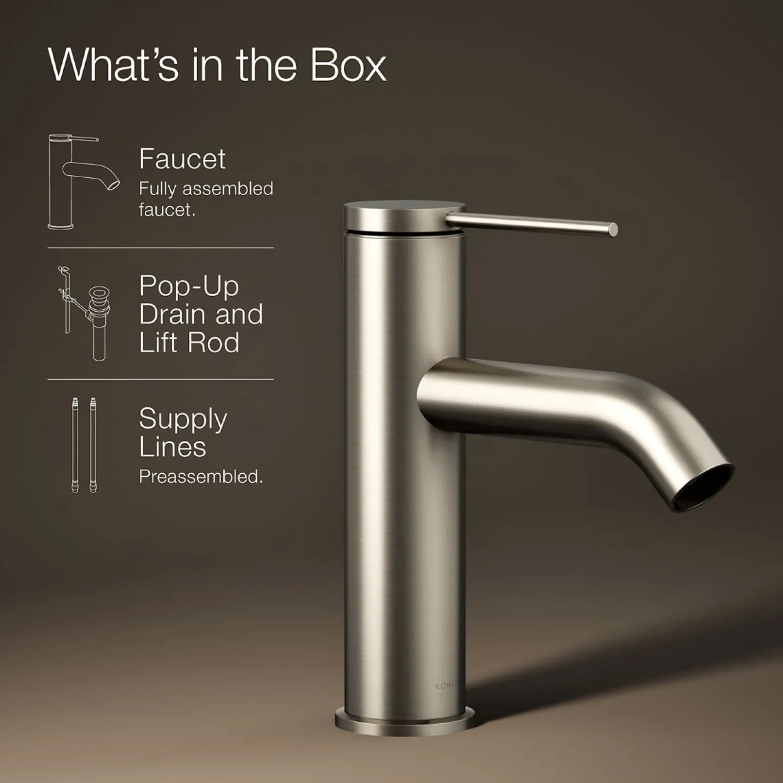 Single-handle bathroom sink faucet, 1.2 gpm^Kohler Sale