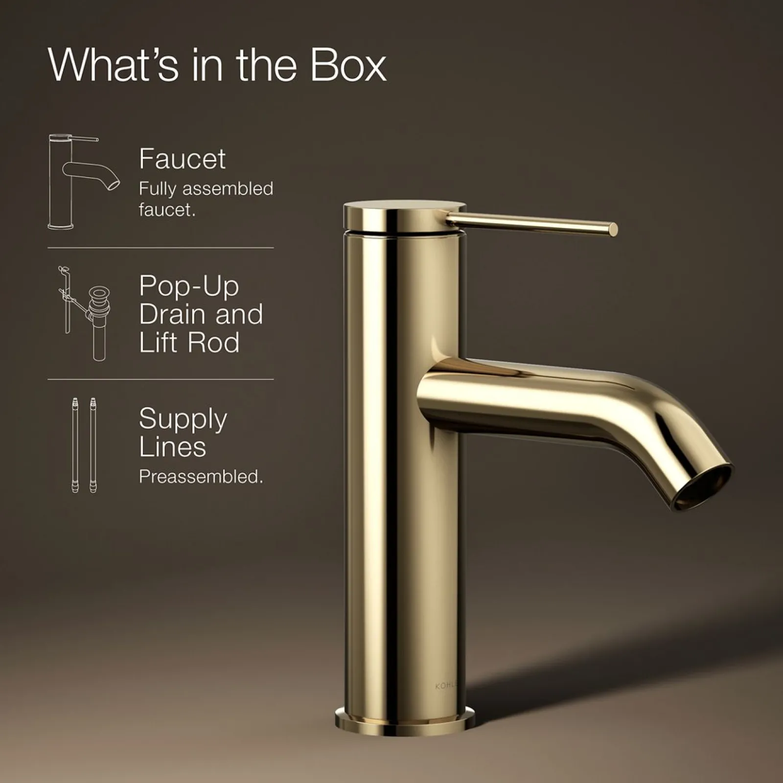Single-handle bathroom sink faucet, 1.2 gpm^Kohler Sale