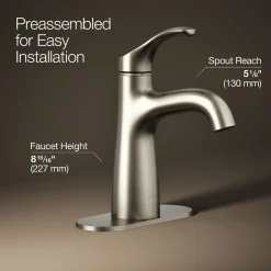 Single-handle bathroom sink faucet, 1.2 gpm^Kohler