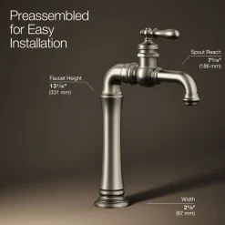 Single-handle bathroom sink faucet, 1.2 gpm^Kohler