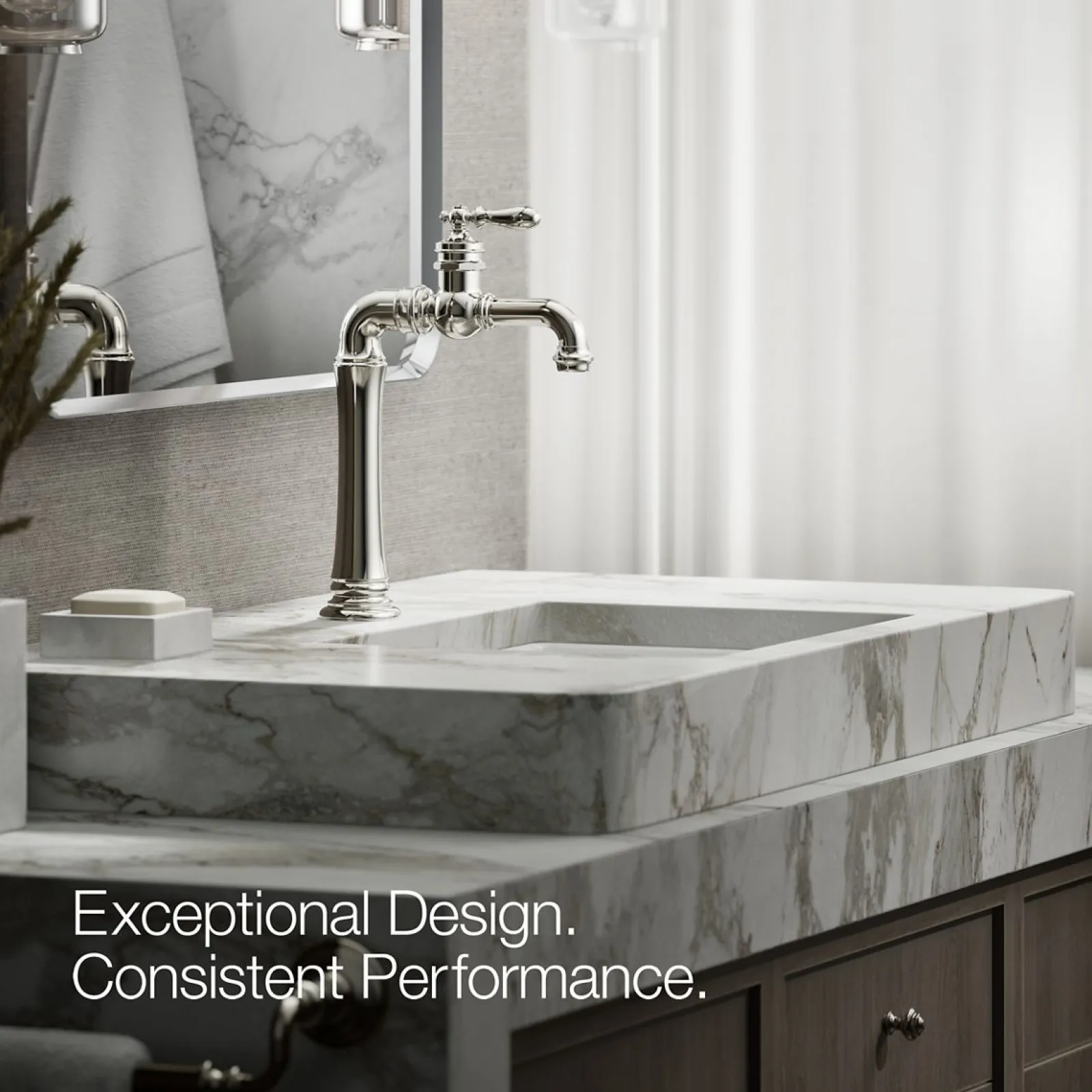Single-handle bathroom sink faucet, 1.2 gpm^Kohler