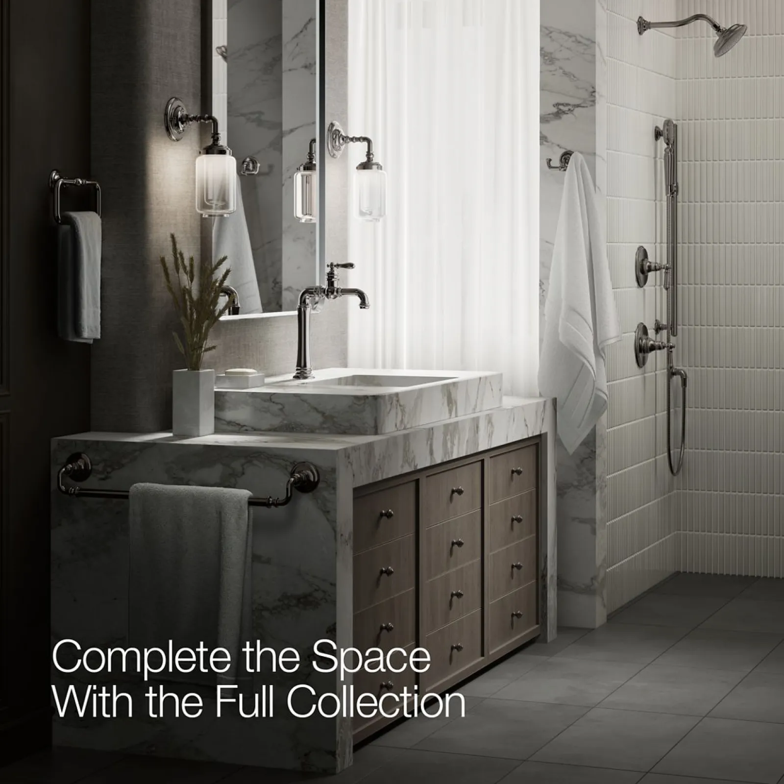 Single-handle bathroom sink faucet, 1.2 gpm^Kohler