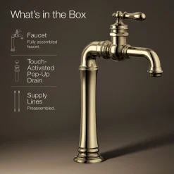 Single-handle bathroom sink faucet, 1.2 gpm^Kohler