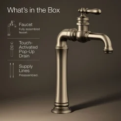 Single-handle bathroom sink faucet, 1.2 gpm^Kohler