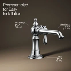 Single-handle bathroom sink faucet, 1.2 gpm^Kohler Online