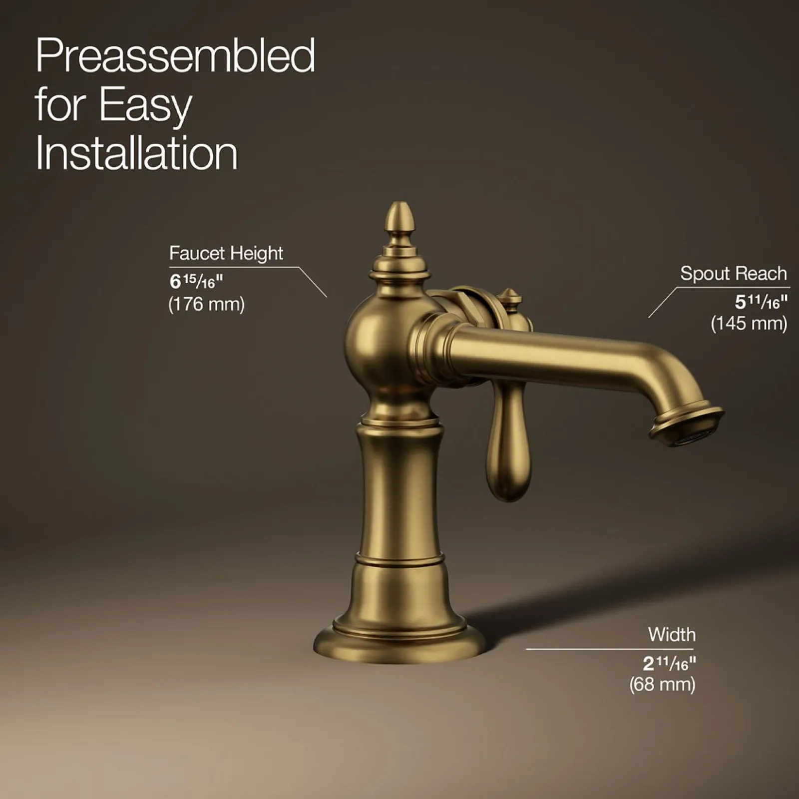 Single-handle bathroom sink faucet, 1.2 gpm^Kohler Online