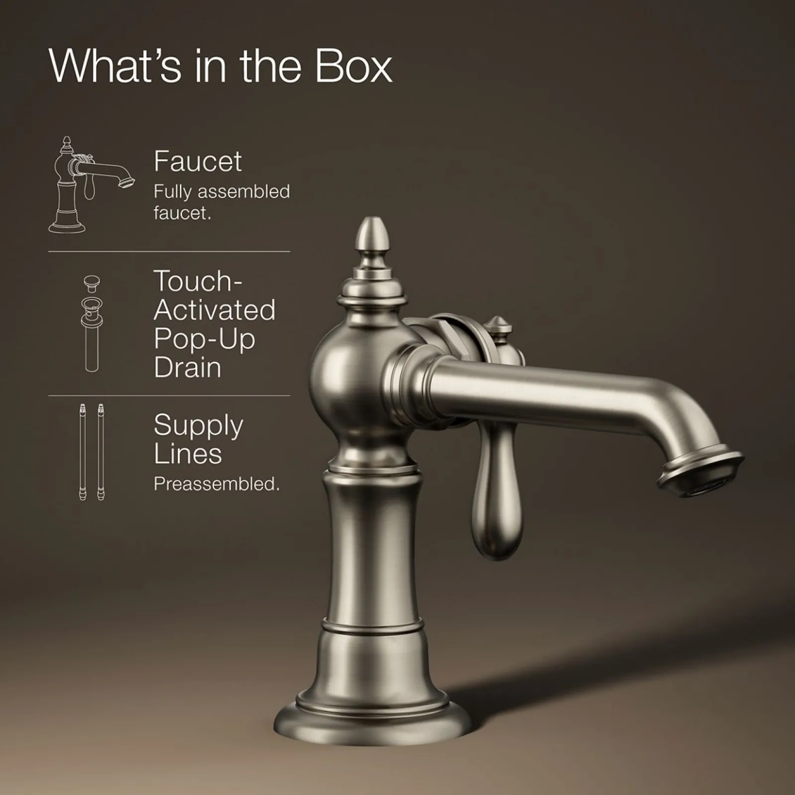 Single-handle bathroom sink faucet, 1.2 gpm^Kohler Online
