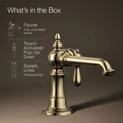 Single-handle bathroom sink faucet, 1.2 gpm^Kohler Online