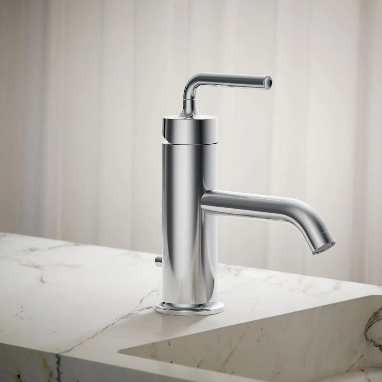 Single-handle bathroom sink faucet with Straight Lever handle, 1.2 gpm^Kohler New