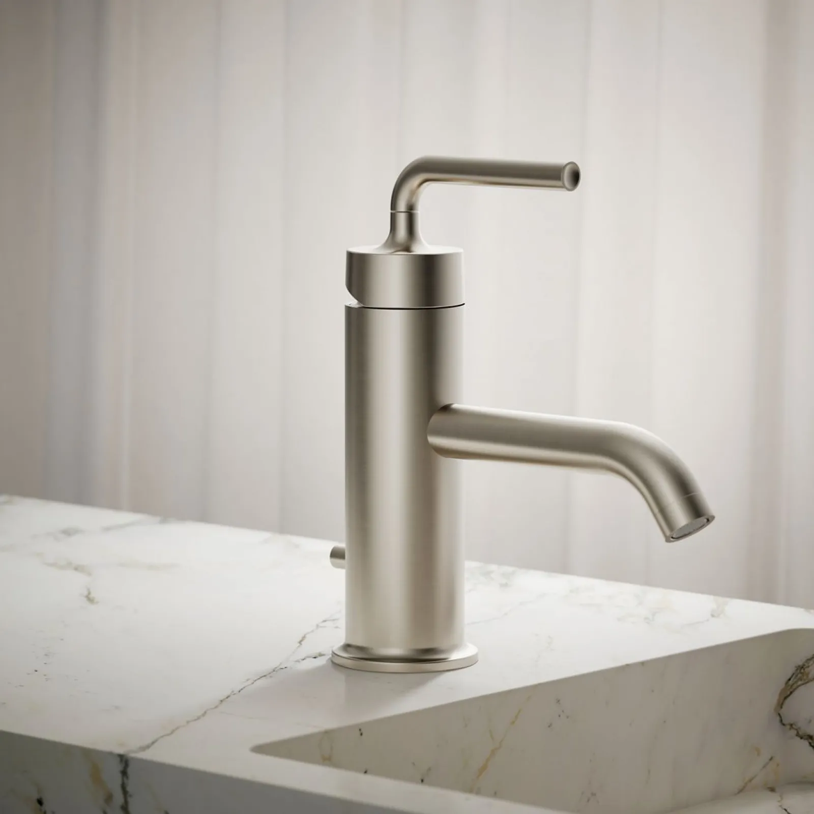 Single-handle bathroom sink faucet with Straight Lever handle, 1.2 gpm^Kohler New