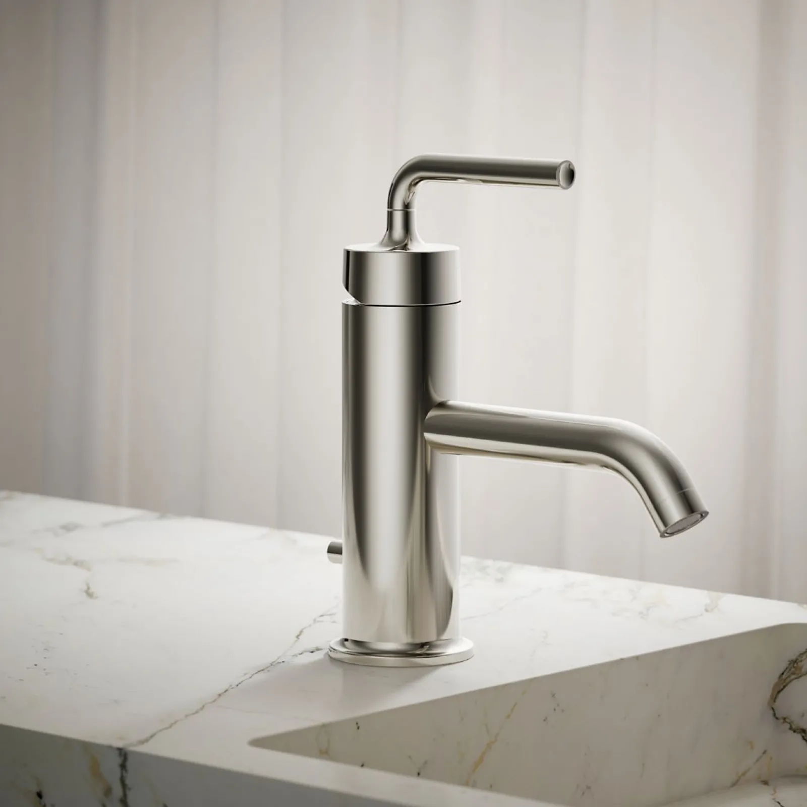 Single-handle bathroom sink faucet with Straight Lever handle, 1.2 gpm^Kohler New