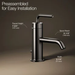 Single-handle bathroom sink faucet with Straight Lever handle, 1.2 gpm^Kohler New