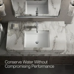 Single-handle bathroom sink faucet with Straight Lever handle, 1.2 gpm^Kohler New