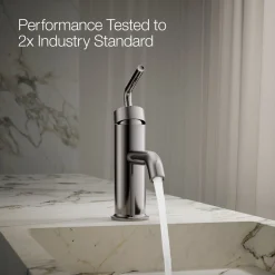 Single-handle bathroom sink faucet with Straight Lever handle, 1.2 gpm^Kohler New
