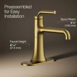 Single-handle bathroom sink faucet, 0.5 gpm^Kohler Online