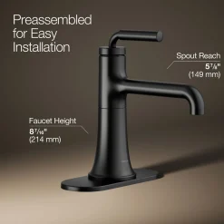 Single-handle bathroom sink faucet, 0.5 gpm^Kohler Online