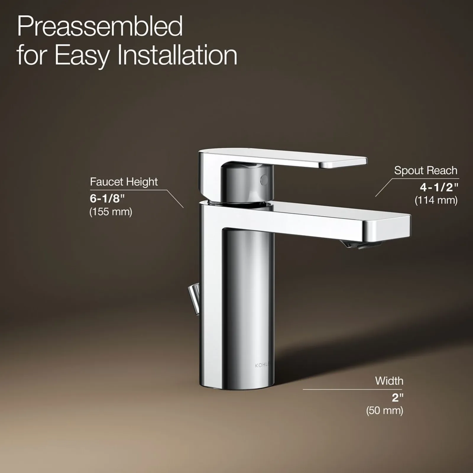 Single-handle bathroom sink faucet, 1.0 gpm^Kohler Online