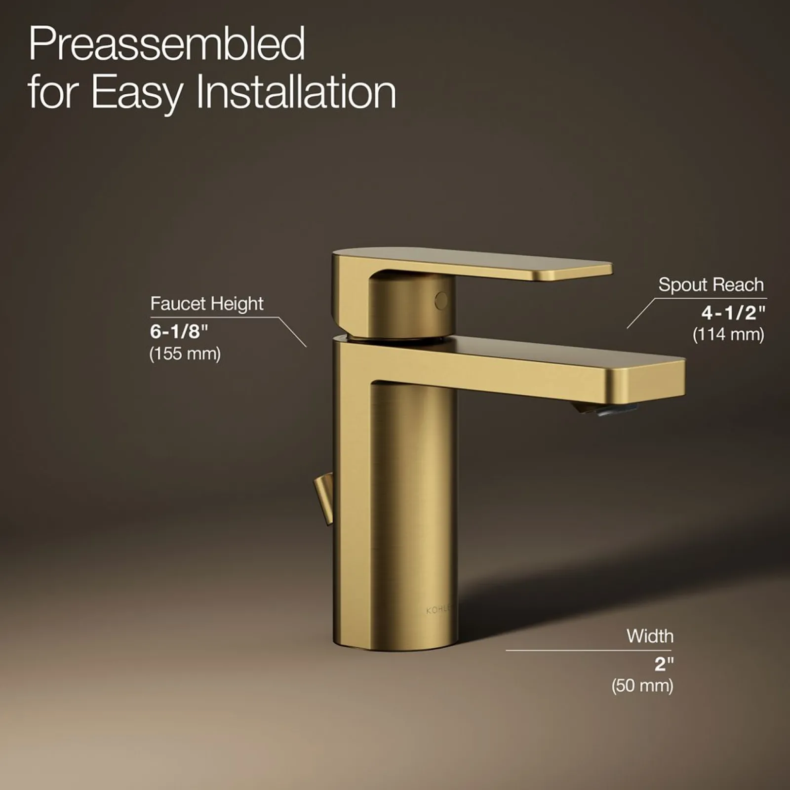 Single-handle bathroom sink faucet, 1.0 gpm^Kohler Online