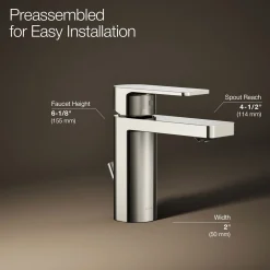 Single-handle bathroom sink faucet, 1.0 gpm^Kohler Online