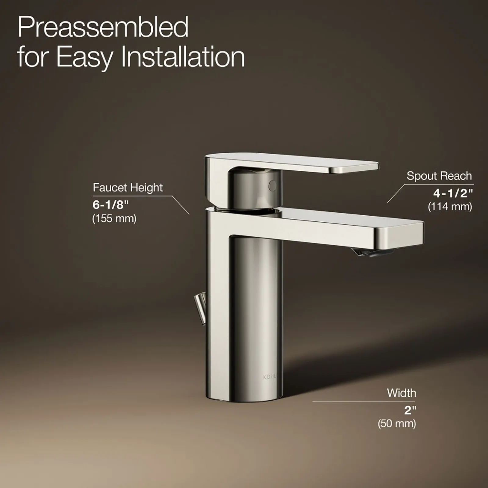 Single-handle bathroom sink faucet, 1.0 gpm^Kohler Online