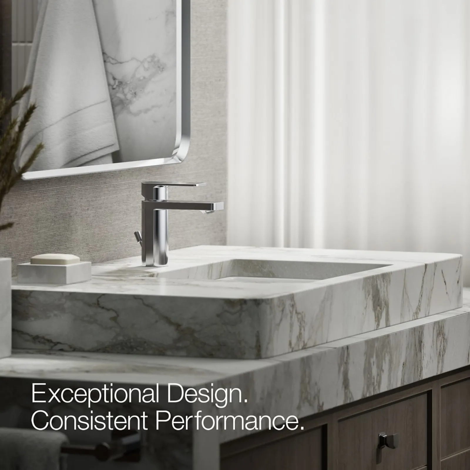Single-handle bathroom sink faucet, 1.0 gpm^Kohler Online
