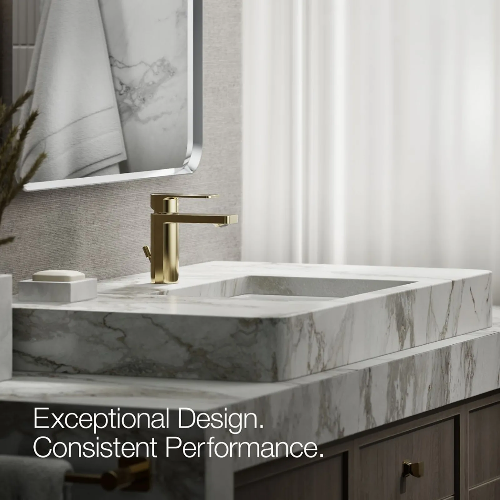Single-handle bathroom sink faucet, 1.0 gpm^Kohler Online
