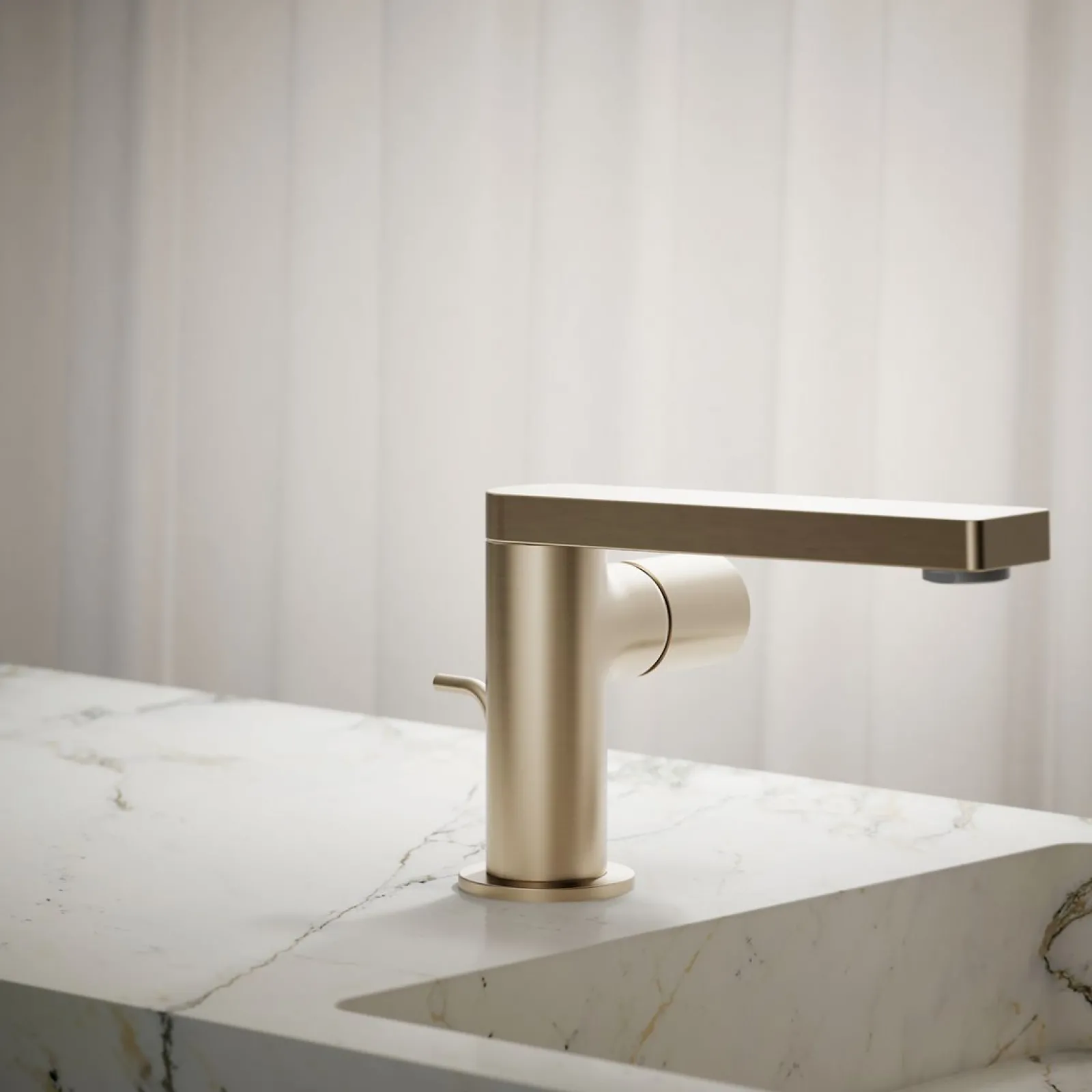 Single-handle bathroom sink faucet with Cylindrical handle, 1.2 gpm^Kohler