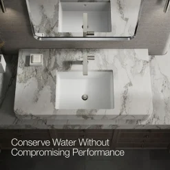 Single-handle bathroom sink faucet with Cylindrical handle, 1.2 gpm^Kohler