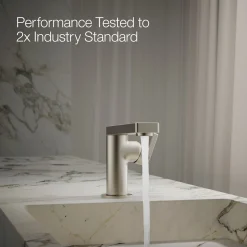 Single-handle bathroom sink faucet with Lever handle, 1.2 gpm^Kohler Hot